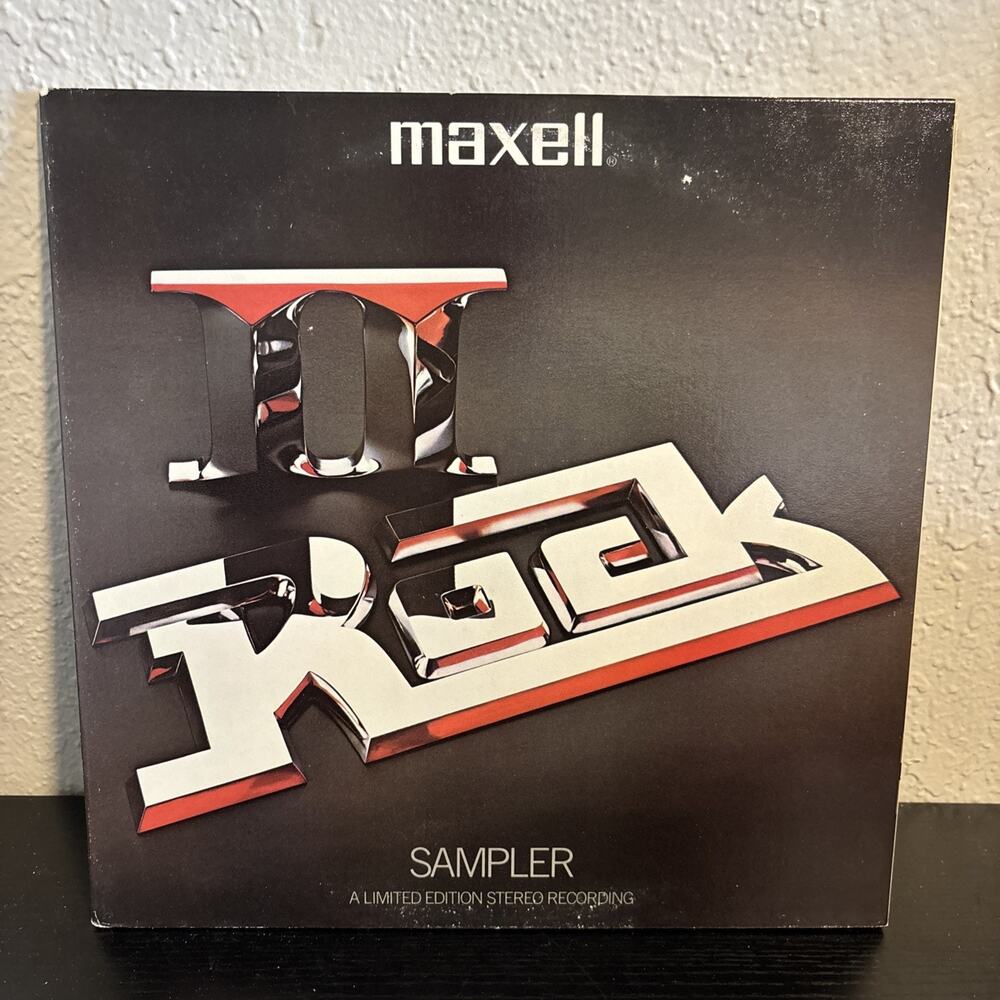 1980 MAXELL Rock Sampler Vinyl LP Airplay Styx Poco Triumph Outlaws